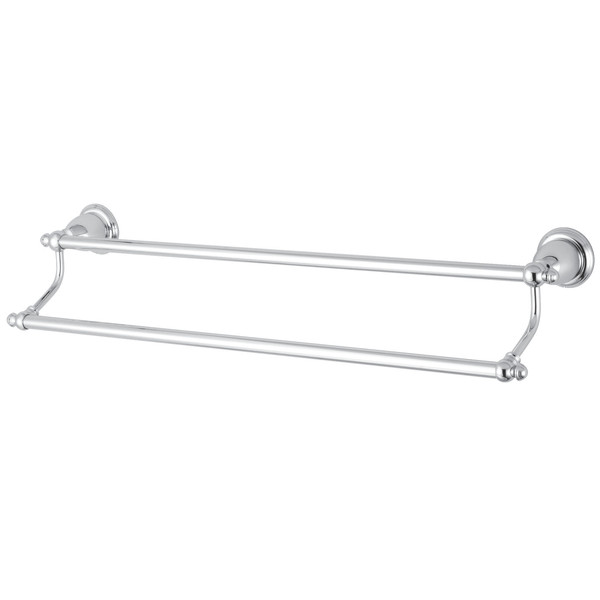 Kingston Brass English Vintage 24" Dual Towel Bar, Chrome BA7973C